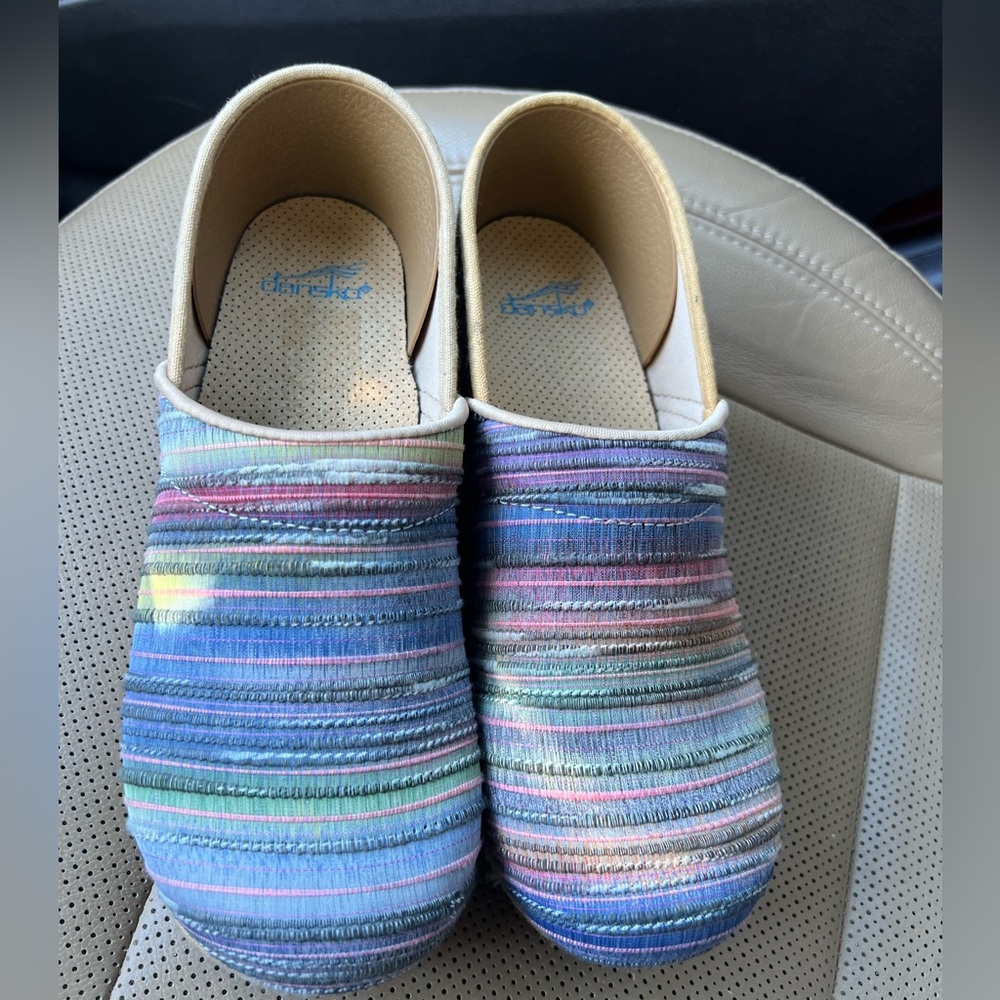 Dansko Multicolored Size 40 Clogs - image 1